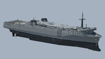 Yahagi-class Fast Transport [Fictional][Remake] 1.5:1 Minecraft Map & Project