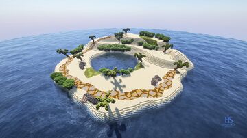 🏝️ Tropical Paradise Island Map 🌴 Custom Minecraft Island Build | Exotic Palm Trees | White Sand Beaches | Central Lagoon | Survival Spawn Hub | Creative Landscape | Adventure World | Vanilla Compat Minecraft Map & Project