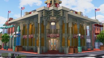Magic Kingdom's Mainstreet USA at 1:1! Minecraft Map & Project