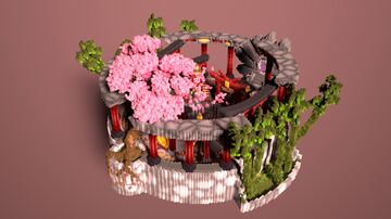 Sakura | Japanese Arena | Boss/PVP/Mob Arena Minecraft Map & Project