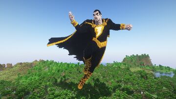 Minecraft Black Adam Statue Minecraft Map & Project