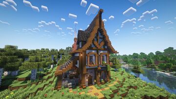 Fantasy Blacksmith Shop Minecraft Map & Project