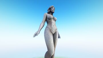 Stone Female Statue V2 | Download Minecraft Map & Project