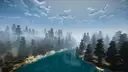 Lake near the city