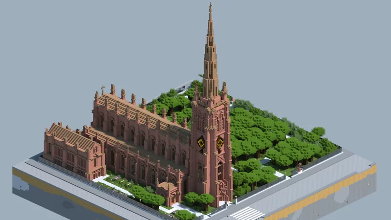 [1.20.1] Trinity Church (New York City) Minecraft Map