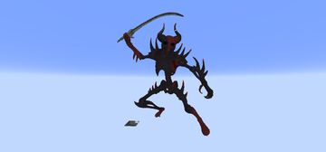 Dark Demon Skeleton Statue DOWNLOAD FREE Minecraft Map & Project