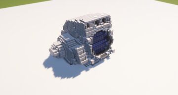 PLA LY-1 Shipborne laser weapon  8:1 Scale | 中国人民解放军 燎原-1 舰载激光武器 Minecraft Map & Project