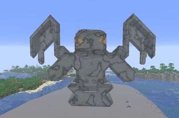 The winged golem Minecraft Map & Project