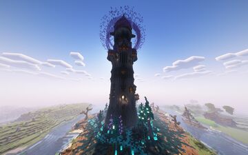 Large magic tower Minecraft Map & Project