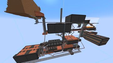 Steam-punk Redstone Bunker Minecraft Map & Project