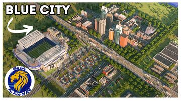 Minecraft Modern City - Blue City Minecraft Map & Project