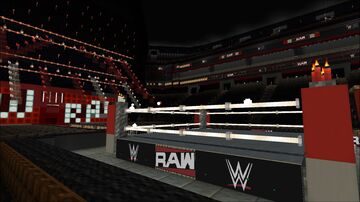 WWE Raw '25 Arena -Incomplete Minecraft Map & Project