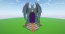 Minecraft Phoenix Nether Portal Statue Minecraft Map & Project