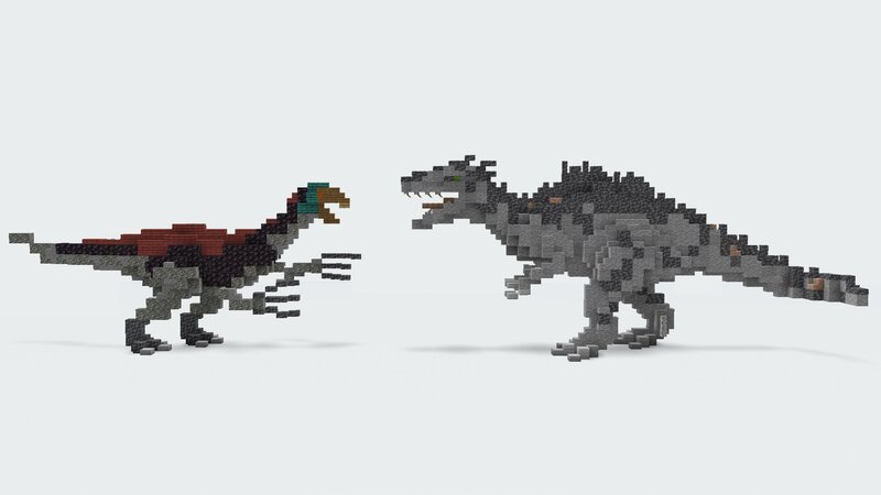 Giganotosaurus & Therizinosaurus