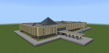 Государственный Музей Искусств РК им. А. Кастеева, Алматы Minecraft Map & Project