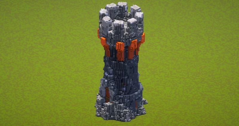 Big stone tower Minecraft Map