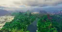 All the jungles are custom trees and terrain now.