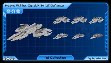Heavy Fighter: Zyraitix "Nri'Ji" Defiance (1st Collection) Minecraft Map & Project