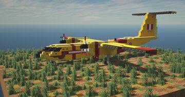 DHC-5 Buffalo 1.5:1 Scale Minecraft Map & Project