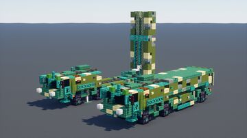 Hrim-2 Grom Sapsan Ballistic Missile Minecraft Map & Project