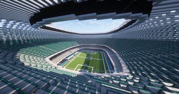 Modern Football Stadium #1 - by Jeroos Minecraft Map & Project