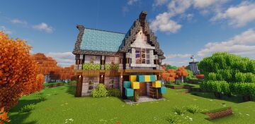 🌿I Elven Fantasy Traders Shop I🌿 Minecraft Map & Project