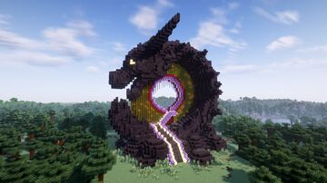 Minecraft Dragon Nether Portal Statue V32 Minecraft Map & Project