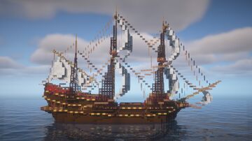 The Golden Hind Minecraft Map & Project