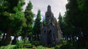 The abandoned chapel somewhere in Haute-Amance, France Minecraft Map & Project