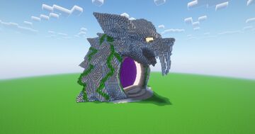 Minecraft Wolf Nether Portal Statue Minecraft Map & Project