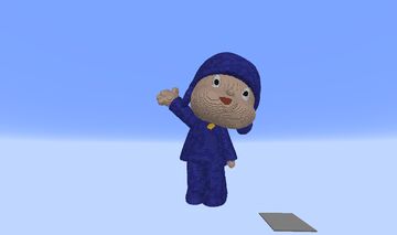 Cute Pocoyo statue DOWNLOAD FREE Minecraft Map & Project
