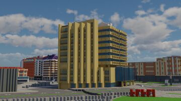 [1:1] Edificio CAMP, Pamplona 🇪🇸 Minecraft Map & Project
