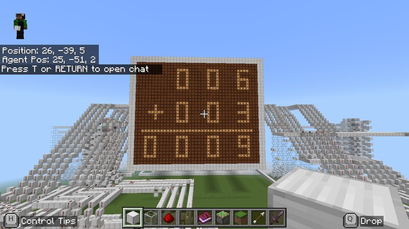 Calculater in Minecraft!!!!!!