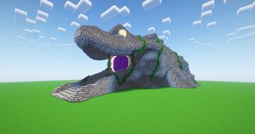 Minecraft Crocodile Nether Portal Statue Minecraft Map & Project