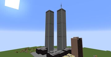 1:1 Original World Trade Center (1980) !!READ DESCRIPTION!! Minecraft Map & Project
