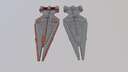 Arquitens Class Light Cruiser (Half Scale) (read desc) Minecraft Map & Project