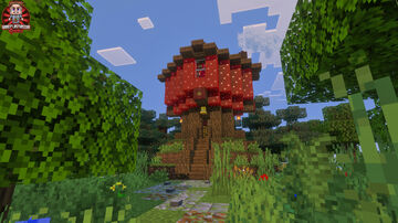 A Magical Mushroom House!! Minecraft Map & Project