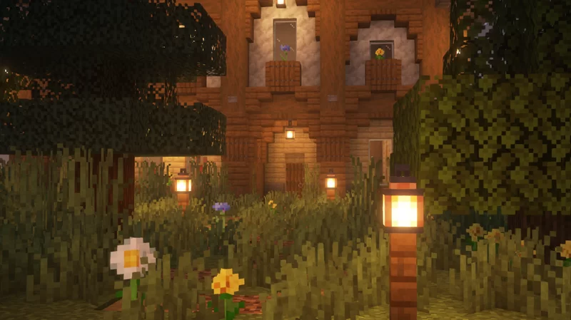 Fantasy House 1 (+Interior) - Java+Bedrock Minecraft Map