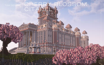 Cherry Blossom Citadel Minecraft Map & Project