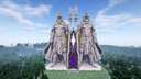 Minecraft Guardian Nether Portal Statue V03 Free ⚔️ Minecraft Map & Project