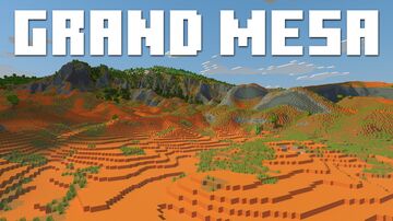 Grand Mesa 🔥 12000x9000 Survival World Minecraft Map & Project