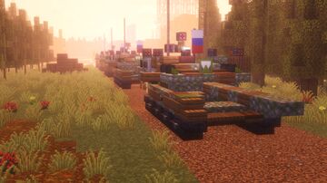 T-87B2 [reimagined version of T-80, based on T-80 chassis] Minecraft Map & Project