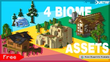 4 Biomes | Assets FREE Minecraft Map & Project