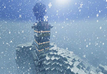 Winter Cherry Tower Minecraft Map & Project