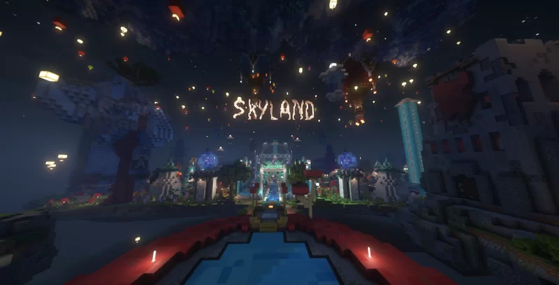 Skyland Network Amusement Park Minecraft Map
