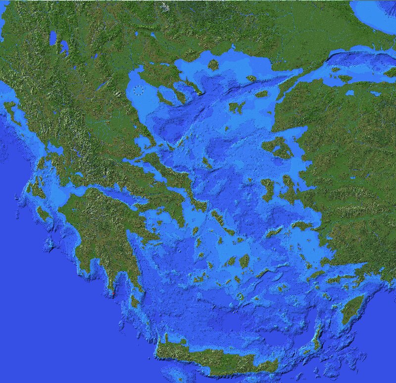 Greece 10k 1:90 scale - Custom Greek Ruins - Bedrock/Java - Multiplayer Ready