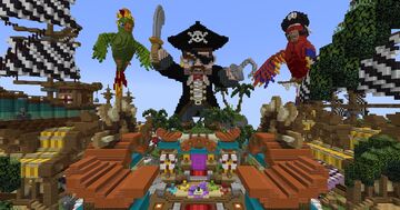 PIRATE VILLAGE SPAWN + WARZONE Minecraft Map & Project