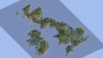 The Islands of Great Britain and Ireland Minecraft Map & Project