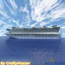 P and O Azura [ Cruise Ship Replica ] Exterior Only!! Minecraft Map & Project