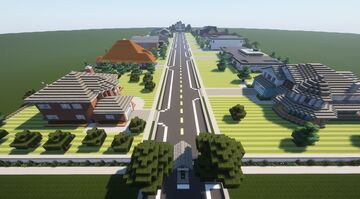 Street Of Dreams Minecraft Map & Project